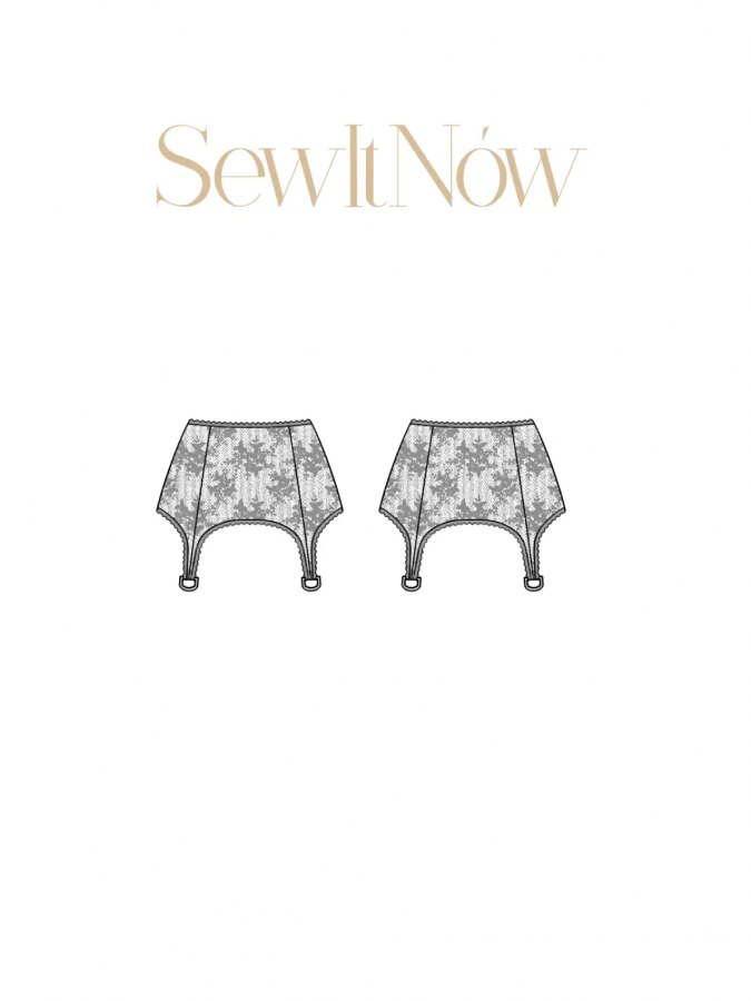 Баска Сью — выкройка бренда SewItNow, технический рисунок