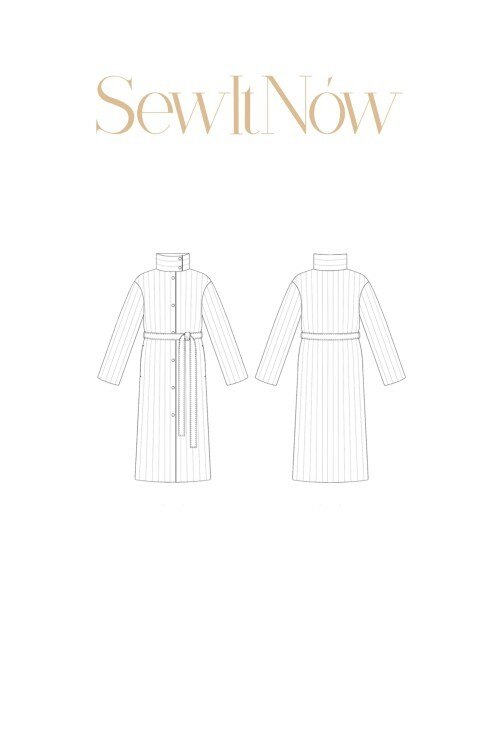 Куртка Эльба — выкройка бренда SewItNow, технический рисунок